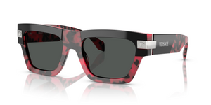 545787 - Top Black/Red Havana with Dark Grey Lenses