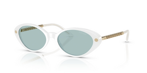 547172 - White with Blue Lenses