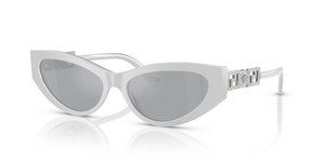 54741U - Pearl Grey with Blue Mirror Silver Lenses