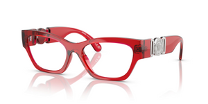 5495 - Red Transparent with Clear Lenses