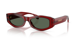 551271 - Transparent Bordeaux with Dark Green Lenses