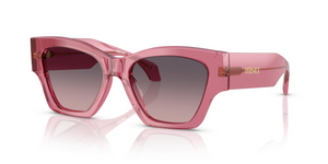 551646 - Transparent Pink with Pink Gradient Grey Lenses