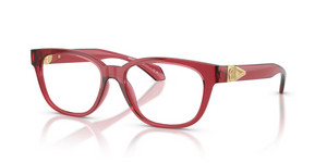 5523 - Transparent Red with Clear Lenses