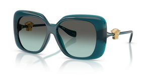 55402A - Transparent Blue with Green Gradient Green Lenses