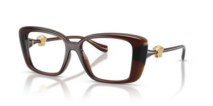 5547 - Transparent Brown with Clear Lenses