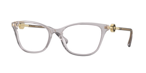 593 - Transparent Grey with Clear Lenses