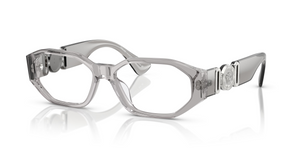 593 - Grey Transparent with Clear Lenses