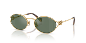 5AK04M - Gold with Green Mirror Internal Silver Lenses