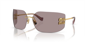 5AK06I - Gold with Light Purple Brown Lenses