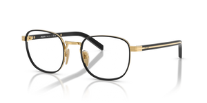 5AK1O1 - Gold/Black with Clear Lenses