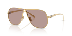 5AK20I - Gold with Light Purple Brown Lenses