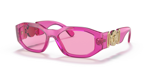 5334/5 - Transparent Fuxia with Fuchsia Lenses