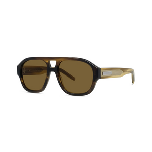 62J - Shiny Havana with Brown Normal Lenses
