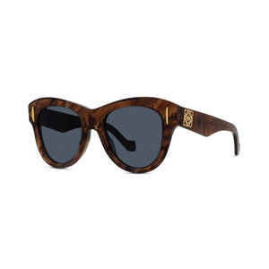 62V - Shiny Brown with Blue Lenses