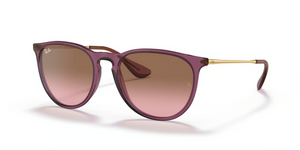 659114 - Transparent Violet with Pink Gradient Brown Lenses