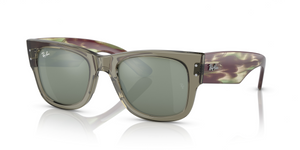 66355C - Transparent Green with Silver Lenses