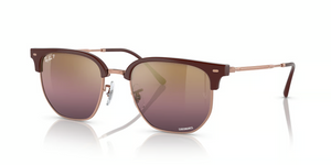 6654G9 - Bordeaux On Rose Gold with Polarized Gold/Red Lenses