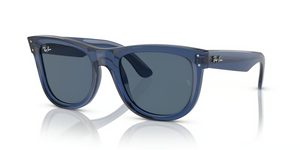 67083A - Transparent Navy Blue with Dark Blue Lenses
