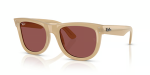 678069 - Opal Beige & Honey with Dark Violet Lenses