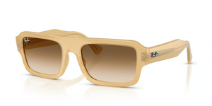 680651 - Transparent Beige with Clear Gradient Brown Lenses