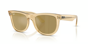 68215A - Opal Yellow with Brown Mirror Gold Lenses