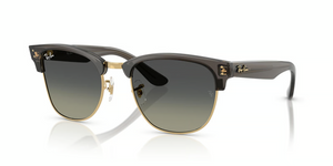 682911 - Transparent Dark Grey On Gold with Grey Gradient Blue Lenses