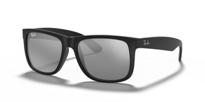 622/6G - Rubber Black with Grey Mirror Silver Lenses