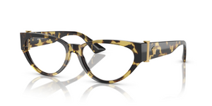 777 - Brown Yellow Havana with Clear Lenses