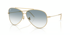 001/79 - Arista Gold with Clear Gradient Blue Lenses