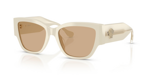 5541/8 - White Talc with Light Yellow Lenses