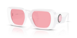 314/84 - White Pastel with Pink Lenses