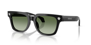 GB1/8E - Black with Green Gradient Lenses