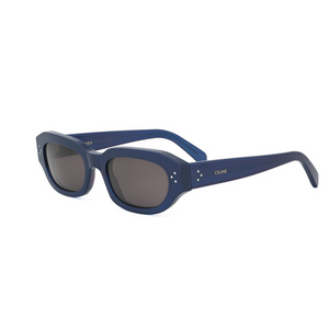 90A - Shiny Blue with Grey Lenses
