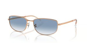 92023F - Rose Gold with Clear & Blue Lenses