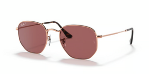 9202AF - Rose Gold with Polarized Pink Lenses