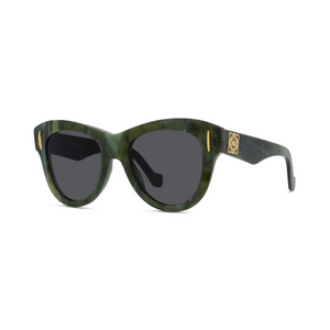 96A - Shiny Green with Grey Lenses