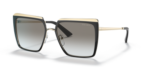 AAV0A7 - Black/Pale Gold with Grey Gradient Lenses