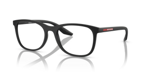 DG01O1 - Black Rubber with Clear Lenses