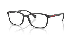 DG01O1 - Rubber Black with Clear Lenses