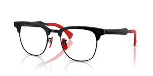 F107 - Brushed Black On Black with Clear Lenses