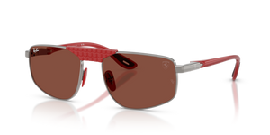 F126C5 - Gunmetal with Red Lenses
