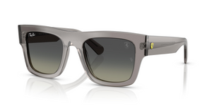 F70411 - Transparent Grey with Grey Gradient Lenses