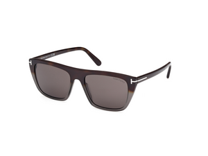55A - Colored Havana with Smoke Lenses
