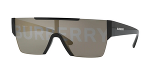 3001/G - Black with Grey Tampo Burberry Silver/Gold Lenses