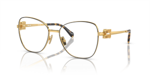 KUI1O1 - Black/Gold with Clear Lenses