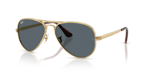 001/R5 - Arista Gold with Blue Lenses