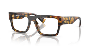 VAU1O1 - Honey Tortoise with Clear Lenses
